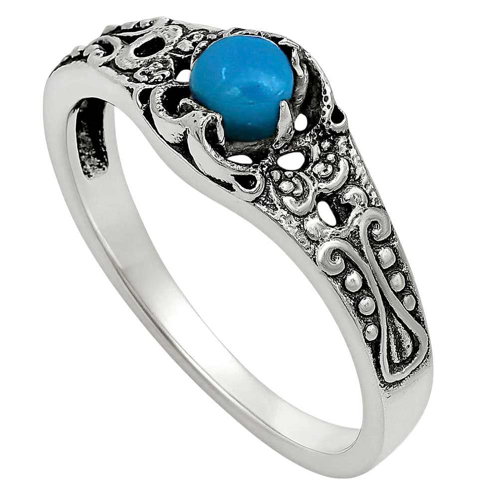 Sleeping Beauty Turquoise Ring size-7.5 R-1172 SDR251961
