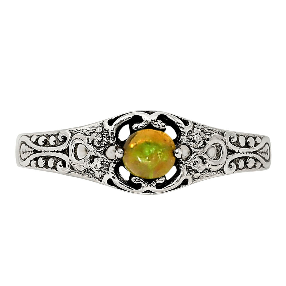 Ethiopian Opal Ring size-6.5 R-1172 SDR251994