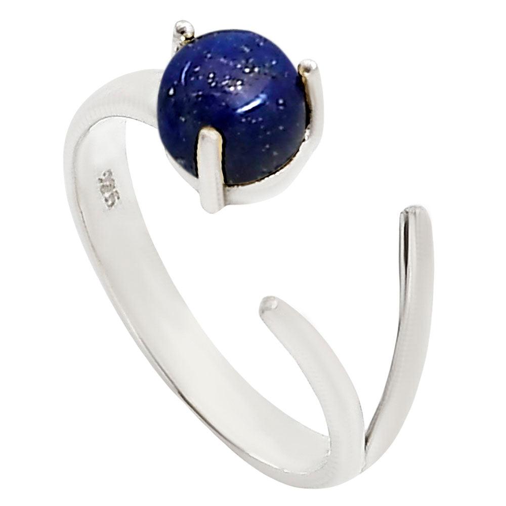 Adjustable - Lapis Lazuli Ring size-5 R-1176 SDR252348