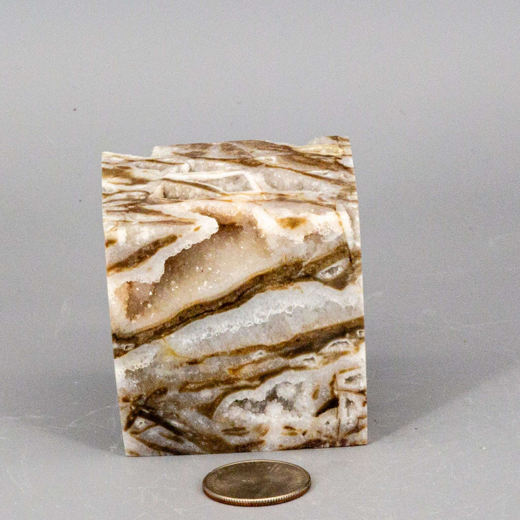 Sphalerite Crystal Cube with Druzys