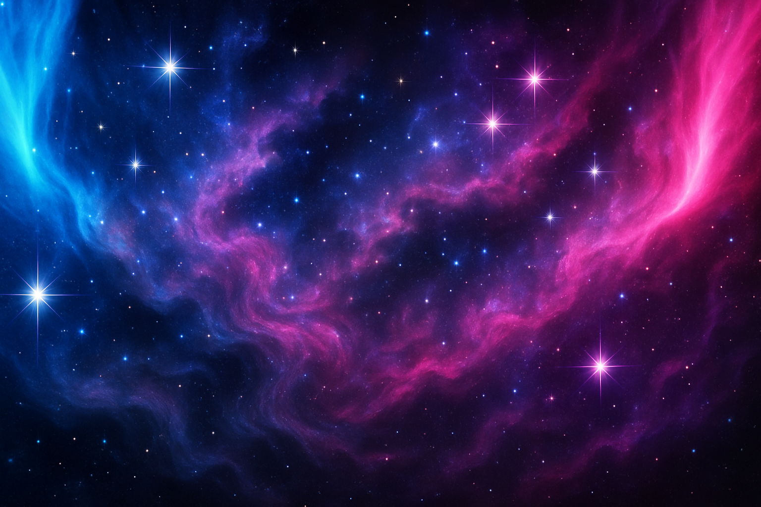 can you add more blue and pink glowing on the sides