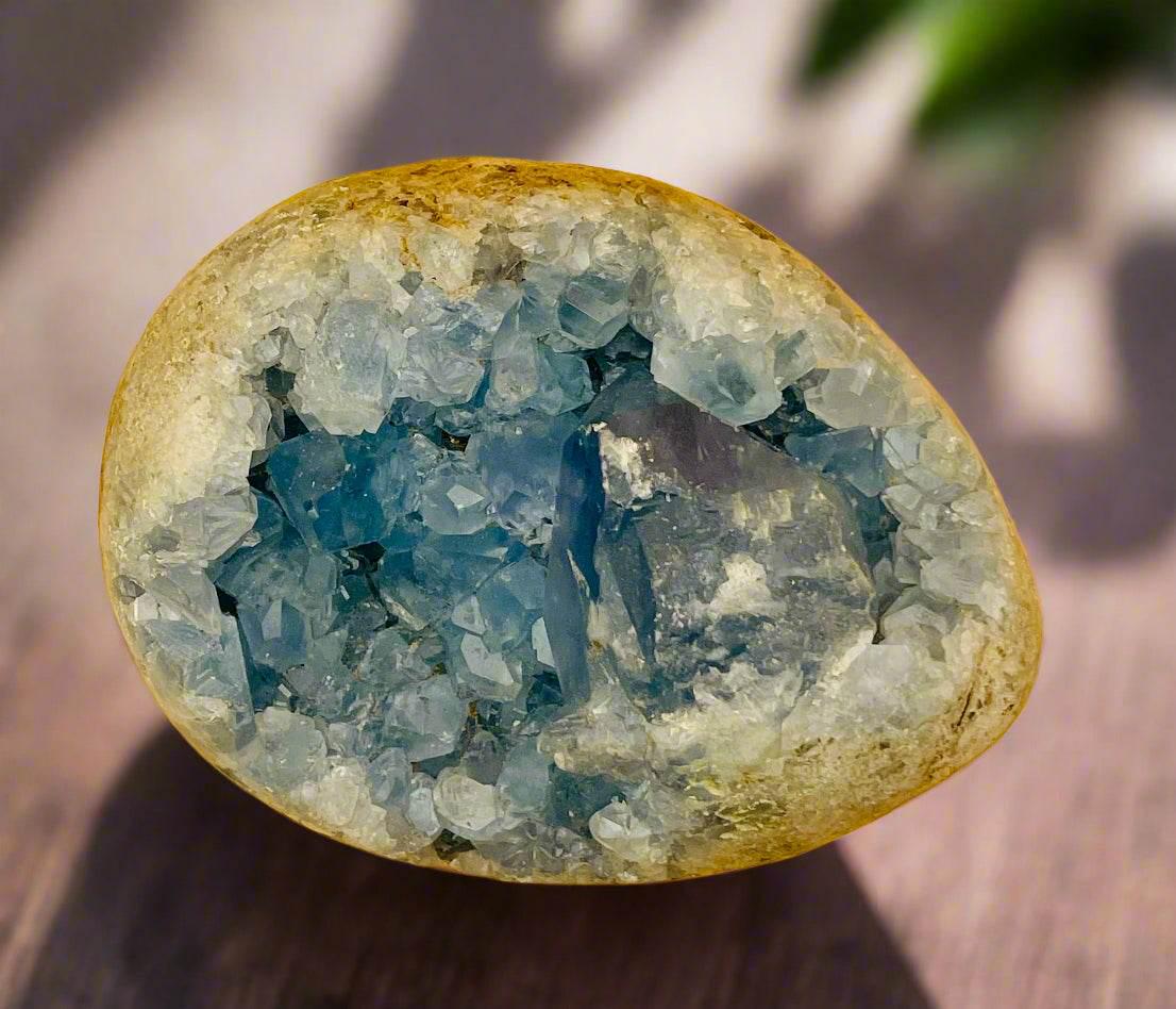 Celestite Cluster | Raw Blue Celestite Crystal | Angelic Energy & Calm | Spiritual Meditation Stone | Spirit Guide Connection