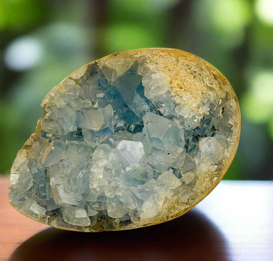 Celestite Cluster | Raw Blue Celestite Crystal | Angelic Energy & Calm | Spiritual Meditation Stone | Spirit Guide Connection