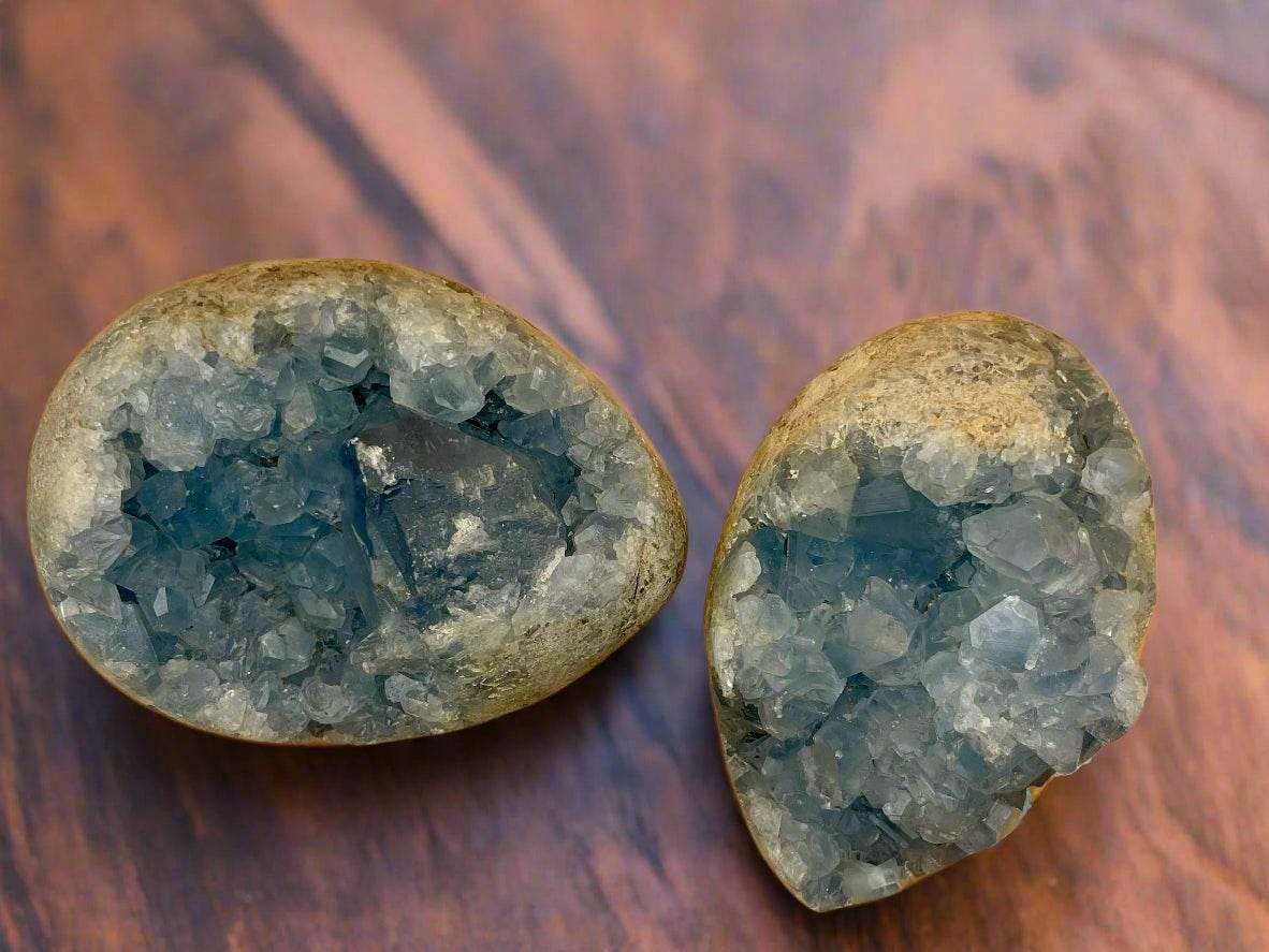 Celestite Cluster | Raw Blue Celestite Crystal | Angelic Energy & Calm | Spiritual Meditation Stone | Spirit Guide Connection