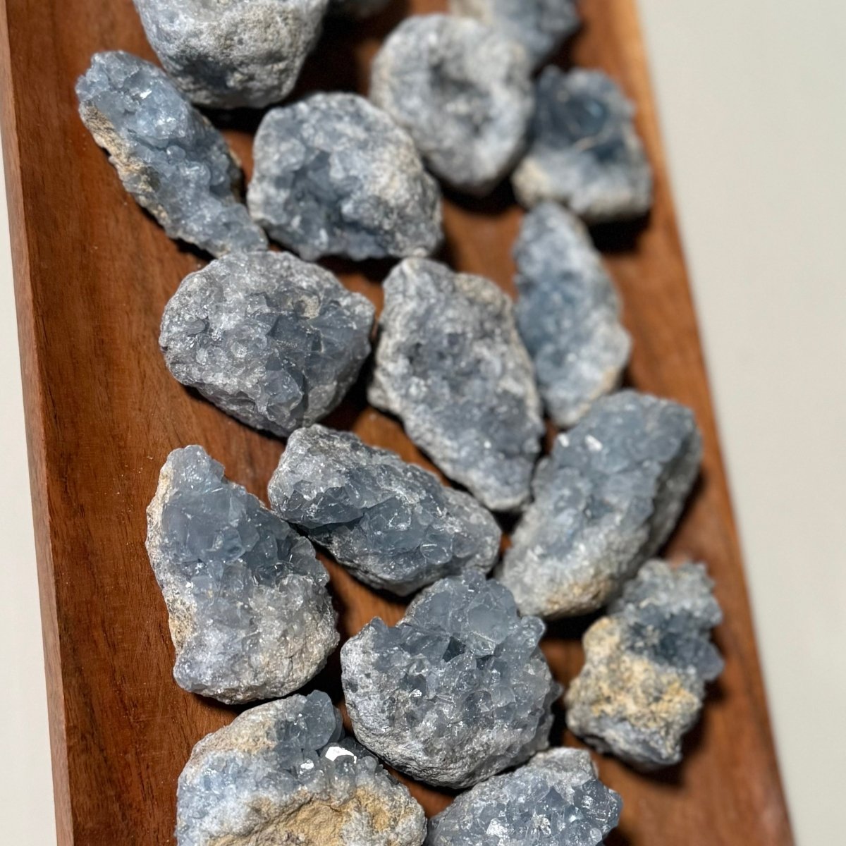 Celestite Cluster | Raw Blue Celestite Crystal | Angelic Energy & Calm | Spiritual Meditation Stone | Spirit Guide Connection