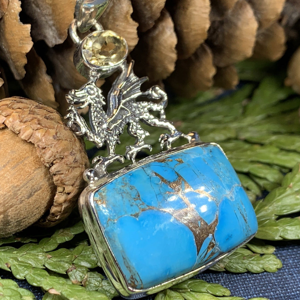Dragon Turquoise Necklace