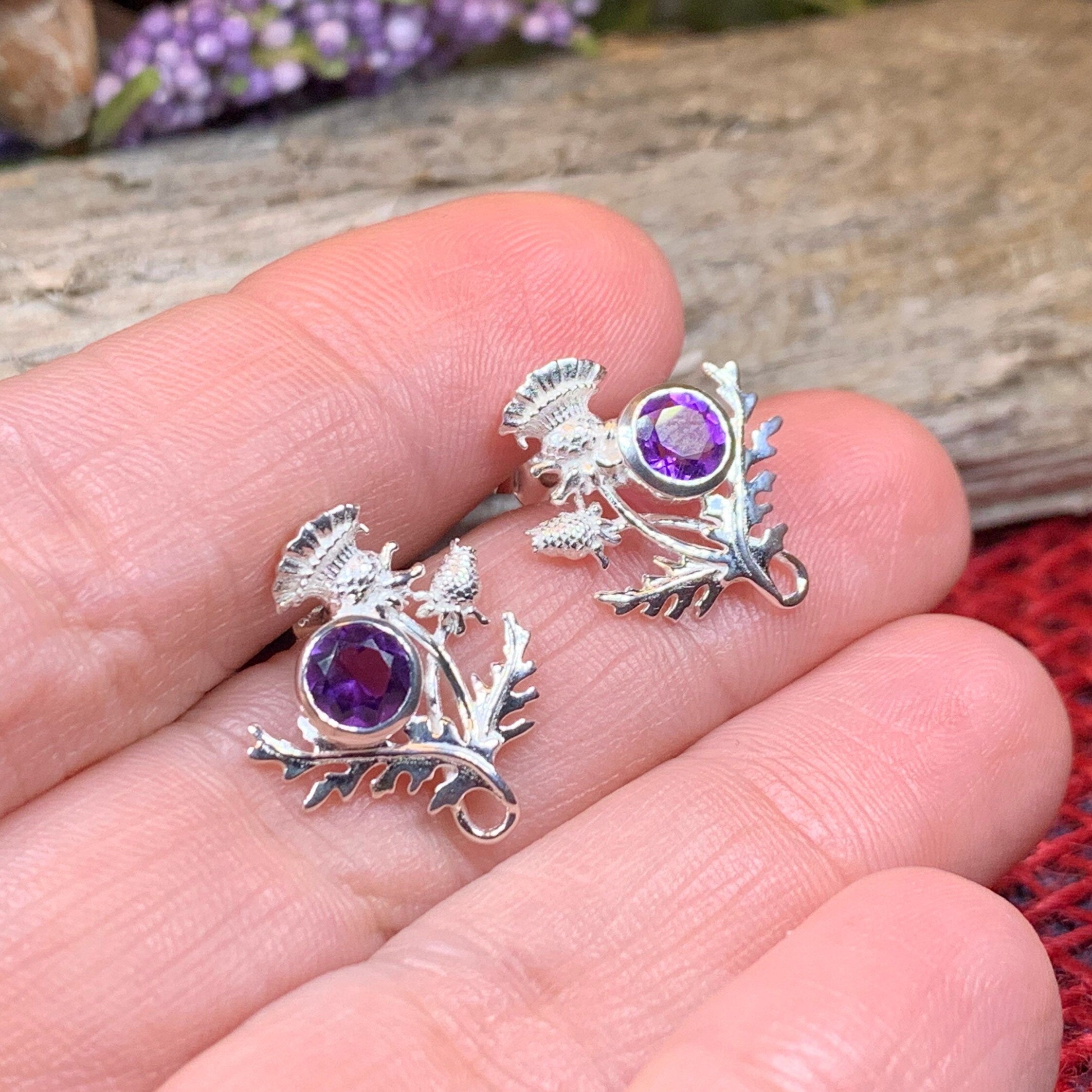 Cairn Ross Thistle Earrings