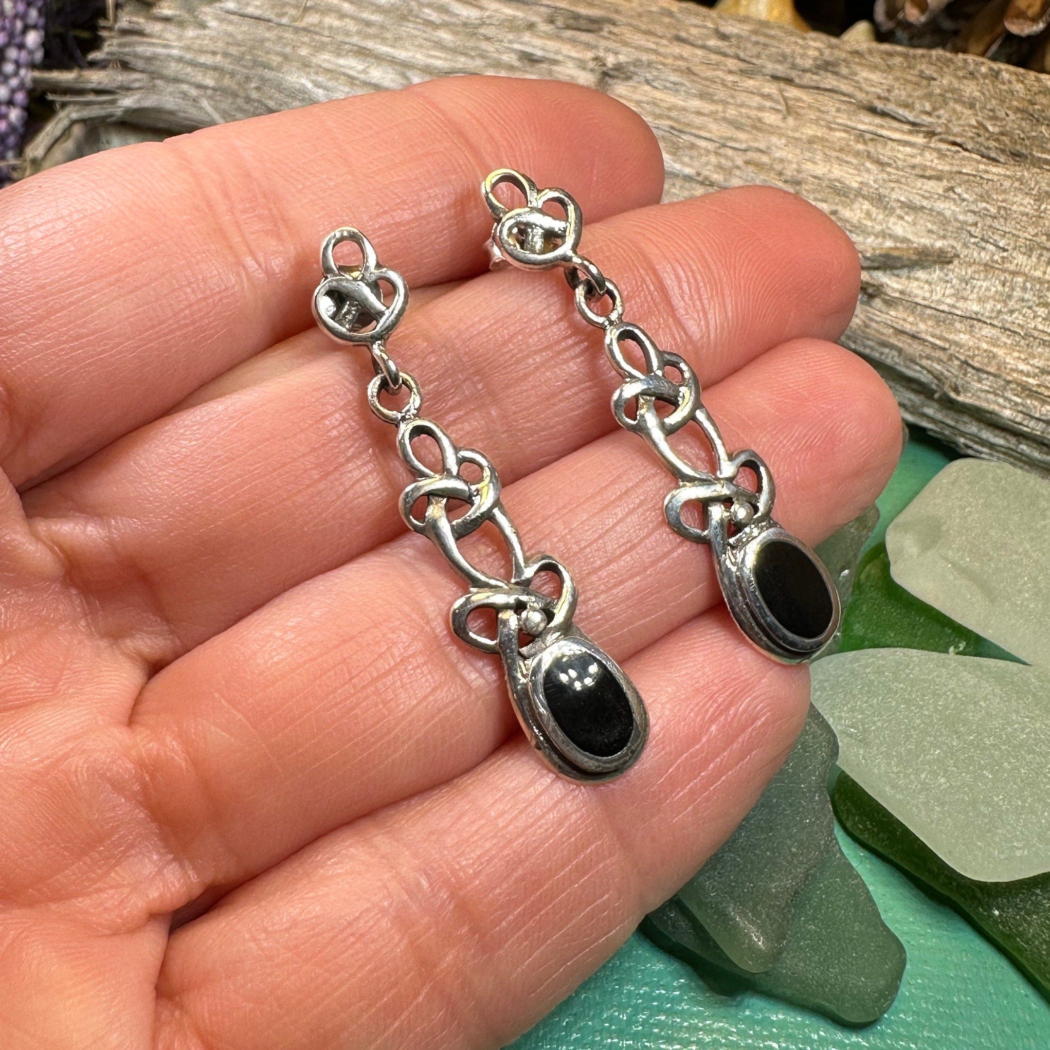 Aeronwen Celtic Knot Post Earrings