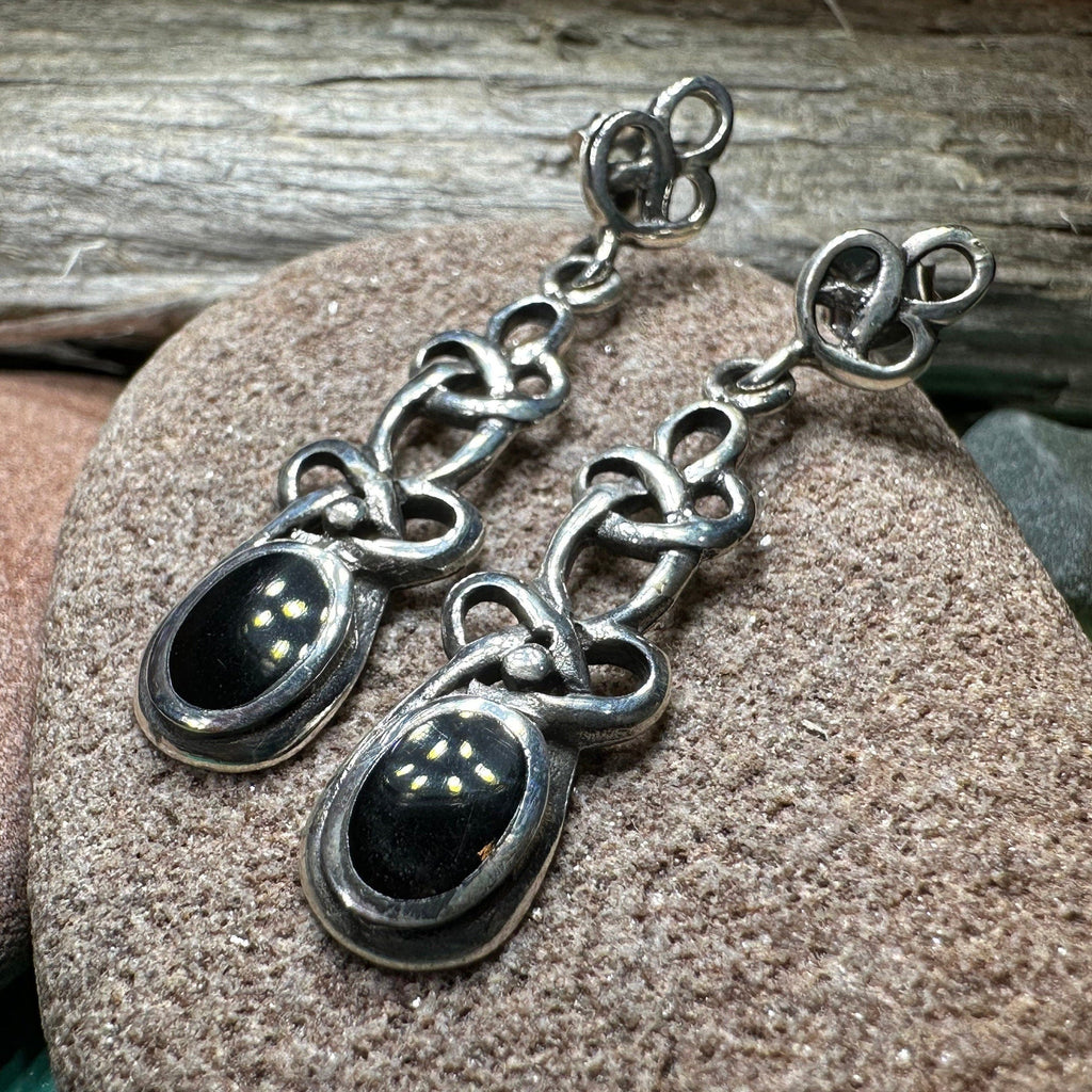 Aeronwen Celtic Knot Post Earrings