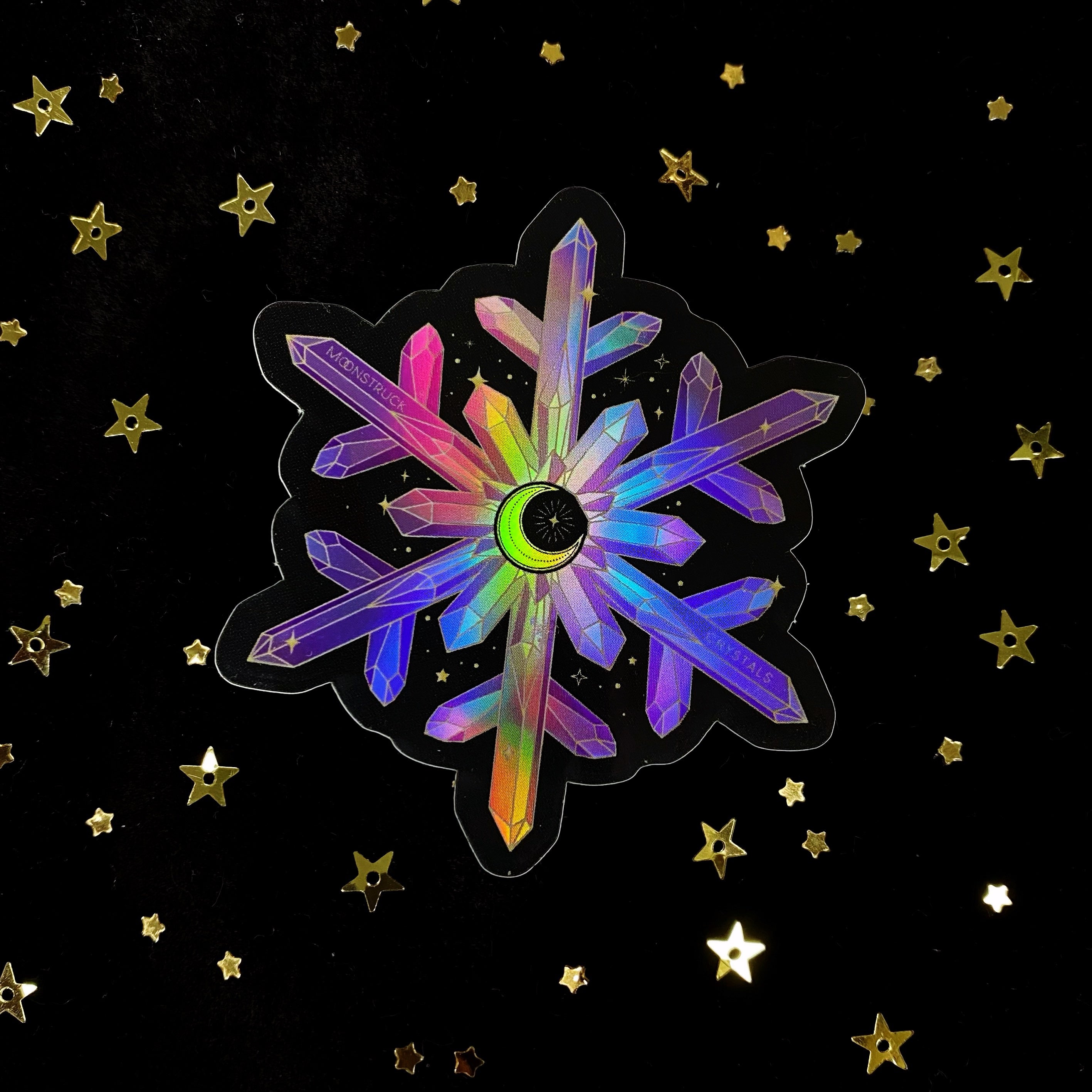 Crystal Snowflake Holo Sticker