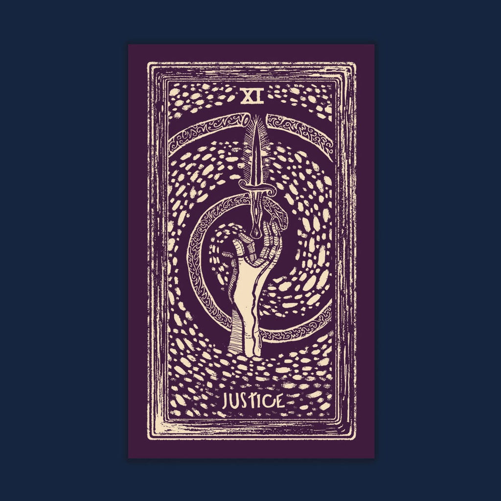 Justice - Light Visions Tarot Print