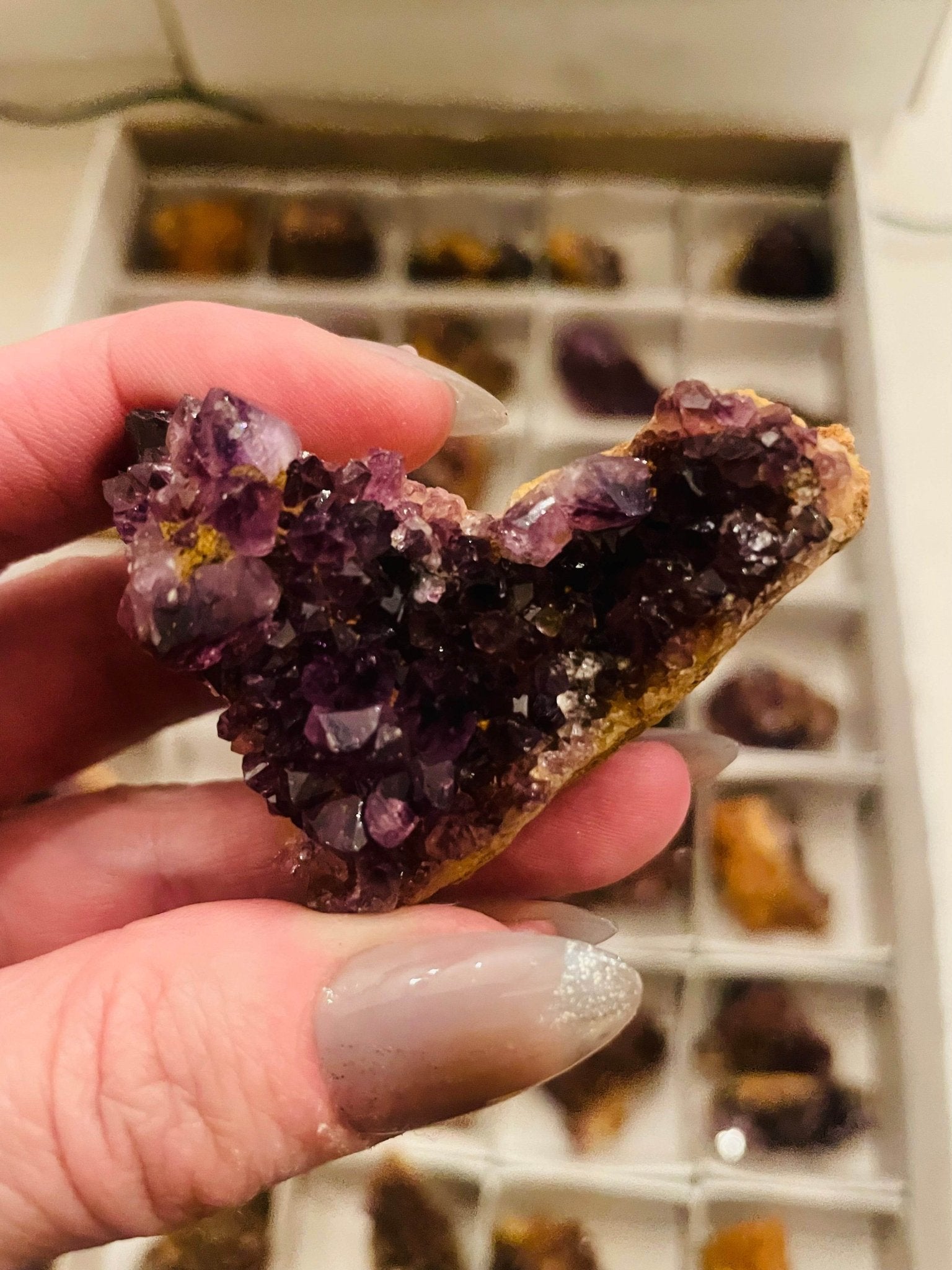 Amethyst Cluster|Healing Crystals for Meditation, Chakra Balancing & Home Décor